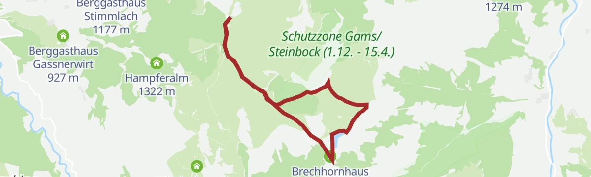 Route map: Gampenkogel